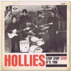 HOLLIES Stop Stop Stop / It's You (Parlophone R 5508) Sweden 1966 PS 45