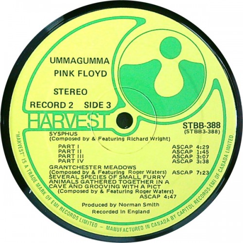 PINK FLOYD Umma Gumma (Harvest STBB 388) Canada 70's gatefold re-issue 2LP-Set  of 1969 album
