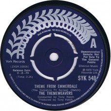 THEMEWEAVERS Theme From Emmerdale / Country Girl (York SYK 548) UK 1973 Demo 45