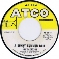VAGRANTS A Sunny Summer Rain / Beside The Sea (Atco 6513) USA 1967 45