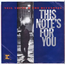 NEIL YOUNG AND THE BLUENOTES This Note's For You / extended 'Live' version / original studio version (Reprise 27848) USA 1988 PS PROMO 45