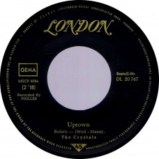 CRYSTALS Uptown / Little Boy (London DL 20747) Germany 1962 45