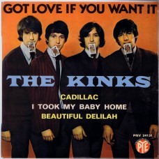 KINKS Got Love If You Want It +3 (PYE 24131) French 7" 1965 PS EP