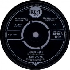 SAM COOKE Chain Gang (RCA 1202) UK 1960 45