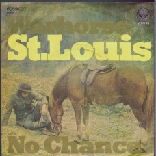 WARHORSE St. Louis / No Change (Vertigo 6059027) Germany 1971 promo PS 45 (swirl) 