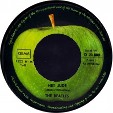 BEATLES Hey Jude / Revolution (Apple O 23880) Germany 1968 CS 45