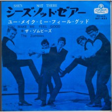 ZOMBIES She's Not There / You Make Me Feel Good (London HIT 422) Japan 1964 PS 45