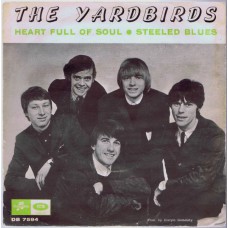 YARDBIRDS Heart Full Of Soul / Steeled Blues (Columbia DB 7594) Sweden 1965 PS 45