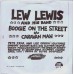 LEW LEWIS AND HIS BAND Boogie On The Street / Caravan Man (Stiff BUY 5) UK 1976 PS 45