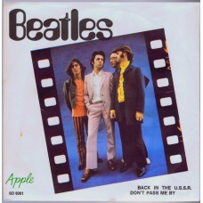 BEATLES Back In The USSR / Don't Pass Me By (Apple SD 6061) Sweden 1969 PS 45