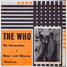 WHO,THE My Generation / Shout and Shimmy (Brunswick 05944) Sweden 1965 PS 45