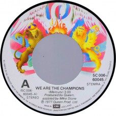 QUEEN We Are The Champions / We Will Rock You (EMI 60045) Holland 1977 cs 45
