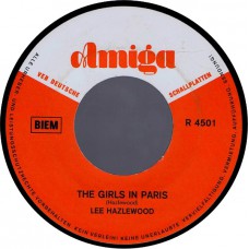 LEE HAZLEWOOD The Girls in Paris (Amiga R 4501) DDR 1967 45 (East Germany)