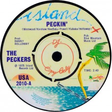 PECKERS Peckin' / Loosen-Up (Island USA 2010) UK 1975 Promo 45 + release insert