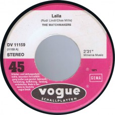 MATCHMAKERS Laila / Droopy Loopy (Vogue DV 11159) Germany 1971 cs 45 (Mark Wirtz)