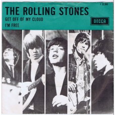 ROLLING STONES Get Off Of My Cloud (Decca) Holland 1965 PS 45 (Green)