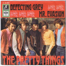 PRETTY THINGS Defecting Grey / Mr. Evasion (Columbia 23663) Germany 1967 PS 45