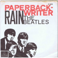 BEATLES Paperback Writer / Rain (Parlophone R 5452) Holland 1966 PS 45