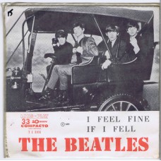 BEATLES I Feel Fine / If I Fell (Odeon 71-3102) Brasil 1964 PS 45