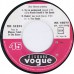 SEEDS Try To Understand / Pushin' Too Hard / Evil Hoodoo (Vogue INT 18077) France 1966 PS EP