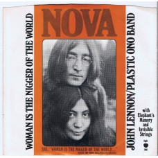 John Lennon / Yoko Ono / Plastic Ono Band With Elephant's Memory* And Invisible Strings ‎– Woman Is The Nigger Of The World (Apple 1848) USA  1972 PS 45
