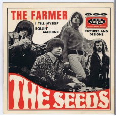 SEEDS The Farmer / Rollin' Machine / Pictures and Designs / I Tell Myself (Vogue INT 18125) France 1966 PS EP