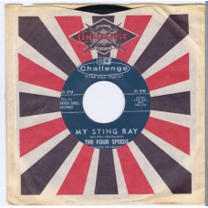 FOUR SPEEDS My Sting Ray / R.P.M. (Challenge 9187) USA 1963 45 (Gary Usher, Brian Wilson, Beach Boys)