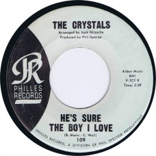CRYSTALS He's Sure The Boy I Love / Walkin' Along (La La La) (Philles 109) USA 1962 cs 45