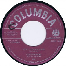 CLIFF RICHARD AND THE SHADOWS Ready Teddy / Mean Woman Blues (Columbia SCMH 5063) Holland 1960 45