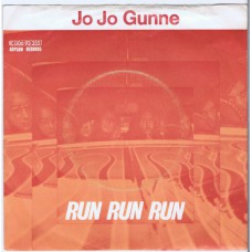 JO JO GUNNE Run Run Run / Barstow Blue Eye (Asylum 93355) Germany 1972 PS 45