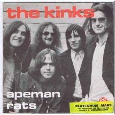 KINKS Apeman / Rats (PYE 15350) France 1970 PS 45