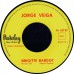 JORGE VEIGA Brigitte Bardot (Barclay 62132) Belgium 1960 PS 45