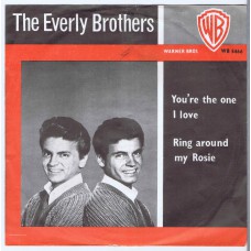 EVERLY BROTHERS You're The One I Love / Ring Around My Rosie (Warner Bros WB 5466) Holland 1964 PS promo 45