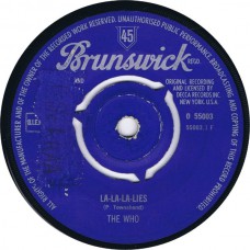 WHO,THE La-La-La-Lies / Bald Headed Woman (Brunswick 55003) Holland 1966 45