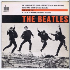 BEATLES Do You Want To Know A Secret / Twist and Shout / She Loves You / A Taste Of Honey (Odeon SOE 3741) France 1963 PS EP