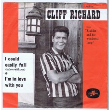 CLIFF RICHARD I Could Easily Fall / I'm In Love with You (Columbia DB 7420) Holland 1964 PS 45