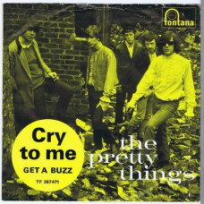 PRETTY THINGS Cry To Me / Get A Buzz (Fontana TF 267471) Sweden 1965 PS 45