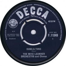 MIKE LEANDER ORCHESTRA AND CHORUS Rang-A-Tang (Decca F.11849) UK 1964 cs 45