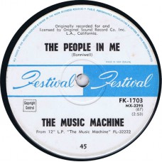 MUSIC MACHINE The People In Me / Masculine Intuition (Festival FK 1703) New Zealand 1967 45