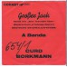CURD BORKMANN Grosser Jack / A Banda (Cornet 3035) Germany 1968 PS 45 (Mark Wirtz)