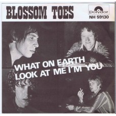 BLOSSOM TOES What On Earth / Look At Me I'm You (Polydor NH 59130) Sweden 1967 PS 45