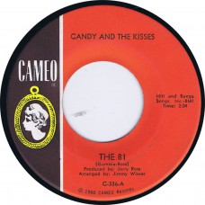 CANDY AND THE KISSES The 81 /  Two Happy People (Cameo C-336) USA 1964 PS 45