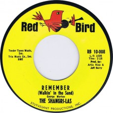 SHANGRI-LAS Remember (Walking In The Sand) / It's Easier To Cry (Red Bird RB10 008) USA 1964 45