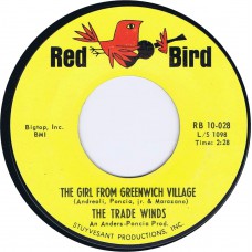 TRADE WINDS The Girl From Greenwich Village / There's A Rock & Roll Show In Town (Red Bird 10-028) USA 1965 45