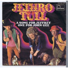 JETHRO TULL A Song For Jeffrey / One For John Gee (Fontana 269 391 TF) Germany 1968 PS 45