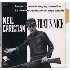 NEIL CHRISTIAN That's Nice / I Like It (Riviera 121061) France 1966 PS 45 (Jimmy Page)