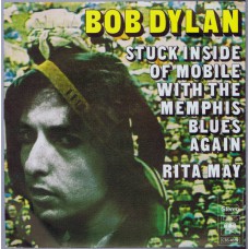 BOB DYLAN Stuck Inside Of Mobile With The Memphis Blues Again (CBS 4859) Germany 1976 PS 45