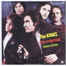 KINKS State Of Confusion / Labour Of Love (Arista 106057) Germany 1983 PS 45