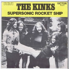 KINKS Supersonic Rocket Ship / You Don't Know My Name (RCA 41013) France 1972 PS 45