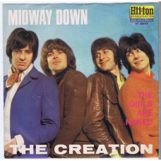 CREATION Midway Down / The Girls Are Naked (Hit-ton HT 300179) Germany 1968 PS 45